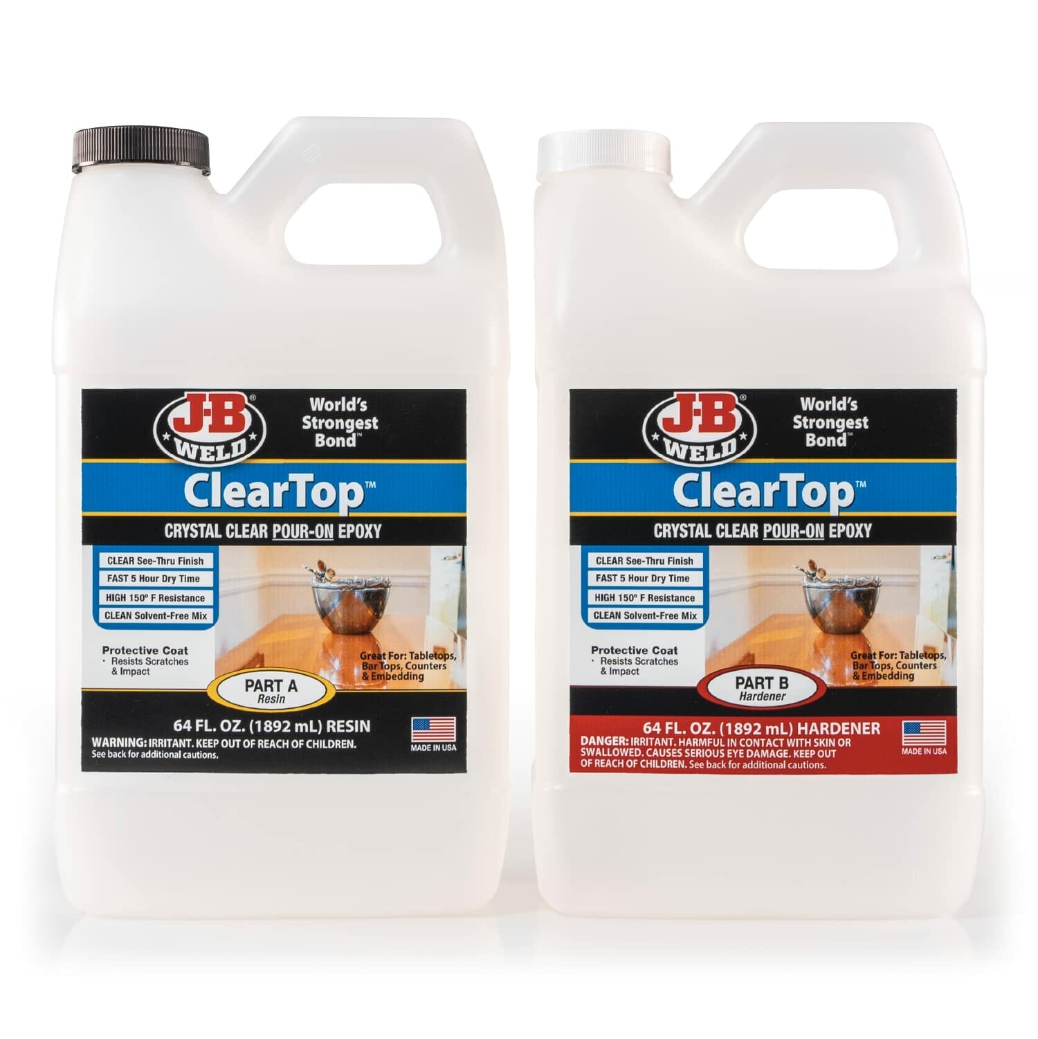 JB Weld Cleartop Tabletop Epoxy Resin Review
