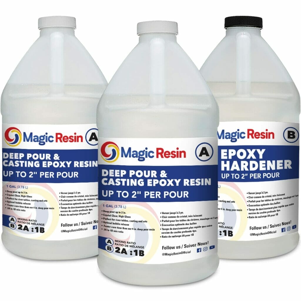 Review of Magic Resin: A Deep Pour Epoxy for 2" Projects.