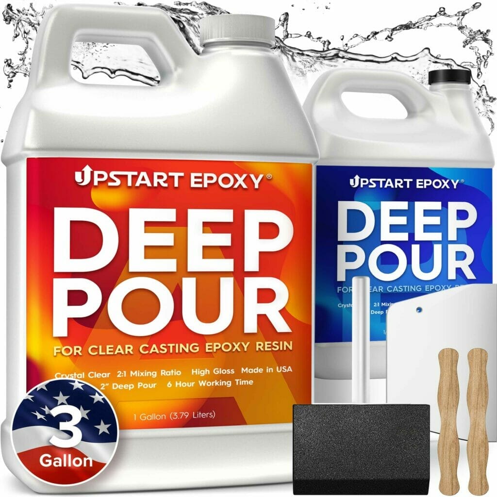 Transform your projects with the incredible depth and clarity of Upstart Epoxy's deep pour. This premium Deep Pour Epoxy Resin is designed to provide unmatched results, allowing you to