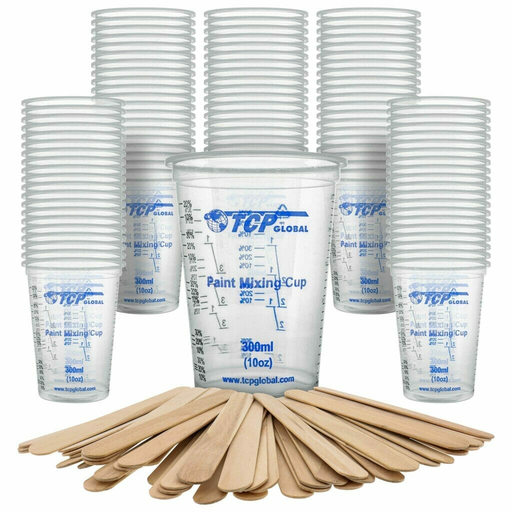 TCP Global provides a set of disposable mixing cups equipped with plastic cups, wooden sticks, and spoons. Explore this review to find out more about these convenient and practical utensils.