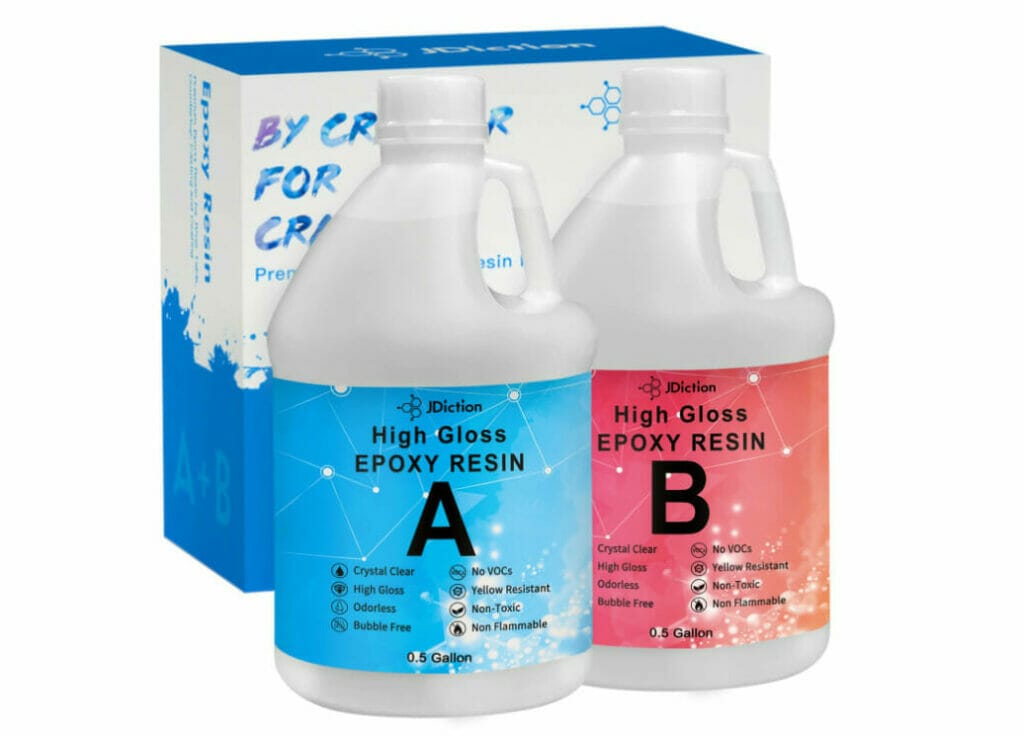 A bottle of high gloss cleaner and a box.