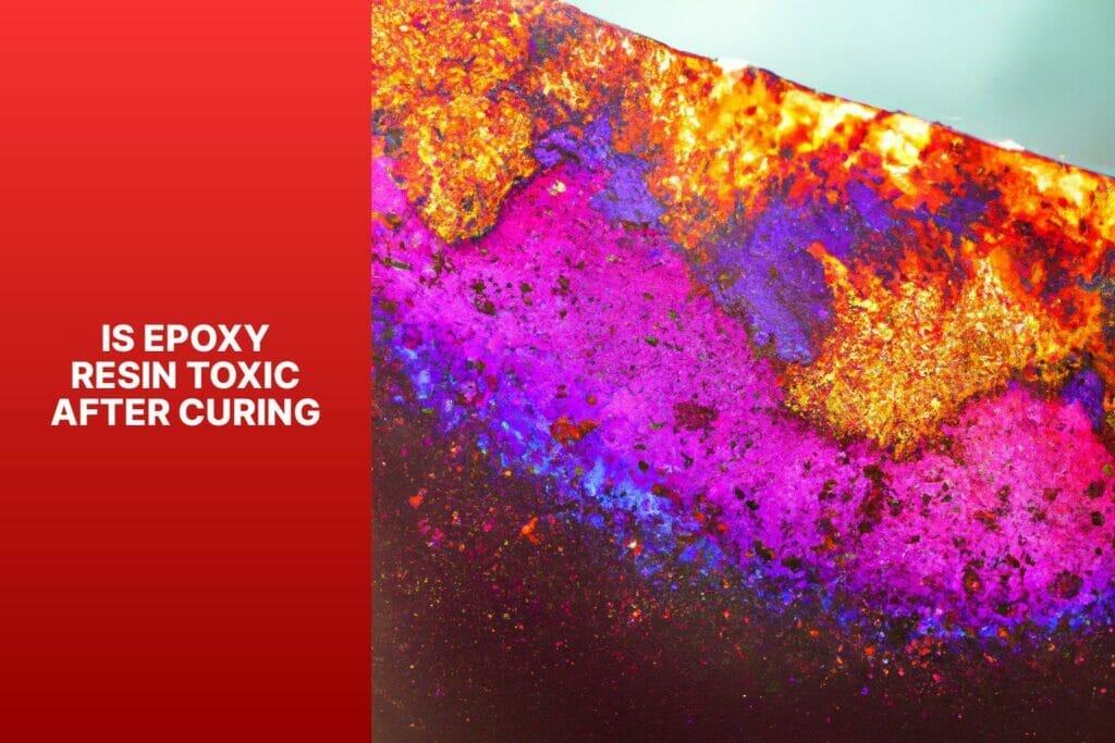 Can epoxy resin be toxic after curing?